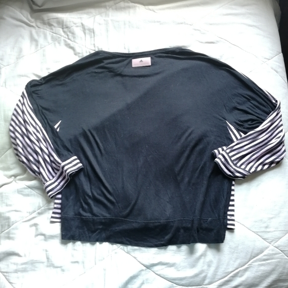 ADIDAS X STELLA McCARTNEY Striped Studio Dance Top Small - Picture 9 of 10